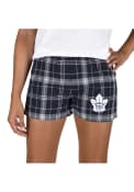 Toronto Maple Leafs Womens Ultimate Flannel Shorts - Grey