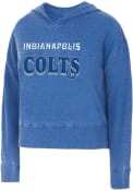 Indianapolis Colts Womens Resurgence Hooded Sweatshirt - Blue