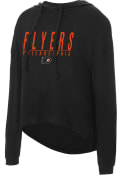 Philadelphia Flyers Womens Composite Hooded Sweatshirt - Black