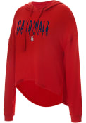 St Louis Cardinals Womens Composite Hooded Sweatshirt - Red