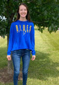 St Louis Blues Womens Composite Hooded Sweatshirt - Blue