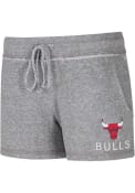 Chicago Bulls Womens Mainstream Shorts - Grey