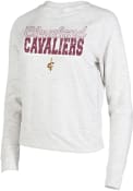 Cleveland Cavaliers Womens Mainstream Crew Sweatshirt - Oatmeal