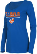 FC Cincinnati Womens Marathon T-Shirt - Blue