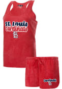 St Louis Cardinals Womens Billboard PJ Set - Red