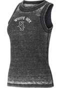 Chicago White Sox Womens Resurgence Tank Top - Charcoal