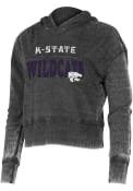 K-State Wildcats Womens Resurgence Hooded Sweatshirt - Charcoal