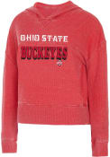 Ohio State Buckeyes Womens Resurgence Hooded Sweatshirt - Red