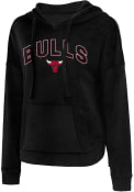 Chicago Bulls Womens Intermission Hooded Sweatshirt - Black