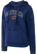 Cleveland Cavaliers Womens Intermission Hooded Sweatshirt - Navy Blue