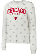 Chicago Bulls Womens Agenda Hooded Sweatshirt - White