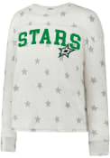 Dallas Stars Womens Agenda Star Crew Sweatshirt - White
