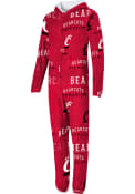 Red Mens Cincinnati Bearcats Windfall Logo Sleep Pants