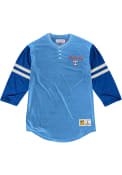 Mitchell and Ness Texas Rangers Light Blue Home Stretch Fashion Tee
