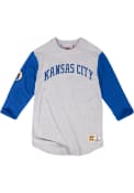 Mitchell and Ness Kansas City Royals Grey Scoring Position Fashion Tee