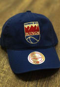 Kansas City Kings Mitchell and Ness Slouch Adjustable Hat - Blue