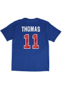 Isiah Thomas Detroit Pistons Blue Player Fashion Player Tee
