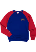 Philadelphia 76ers Mitchell and Ness Team Practice Fashion Sweatshirt - Navy Blue