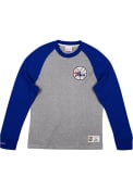 Philadelphia 76ers Mitchell and Ness Play by Play Fashion T Shirt - Grey