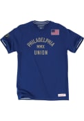 Philadelphia Union Mitchell and Ness Team History T Shirt - Blue