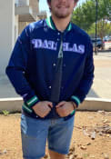 Dallas Mavericks Mitchell and Ness Satin Jacket Light Weight Jacket - Navy Blue