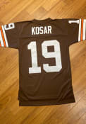 Mitchell and Ness Cleveland Browns Bernie Kosar 1987 Throwback Jersey - Brown