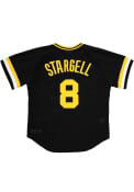 Pittsburgh Pirates Willie Stargell Mitchell and Ness 1982 Authentic Batting Practice Cooperstown Jersey - Black