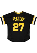 Pittsburgh Pirates Kent Tekulve Mitchell and Ness 1982 Authentic Batting Practice Cooperstown Jersey - Black