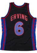 Julius Erving Philadelphia 76ers Mitchell and Ness 76-77 Reload Swingman Swingman Jersey - Black