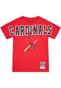 St Louis Cardinals Womens Mitchell and Ness Unisex T-Shirt - Red