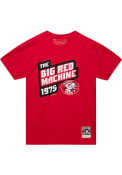 Cincinnati Reds Mitchell and Ness Pennant Race Collection Fashion T Shirt - Red