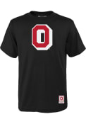 Ohio State Buckeyes Youth Mitchell and Ness Retro Logo T-Shirt - Black