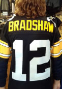 Mitchell and Ness Pittsburgh Steelers Terry Bradshaw 1976 Replica Throwback Jersey - Black
