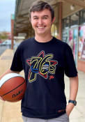 Philadelphia 76ers Mitchell and Ness Neon Fashion T Shirt - Black