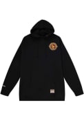 Cleveland Cavaliers Mitchell and Ness CUT UP 80S Hooded Sweatshirt - Black