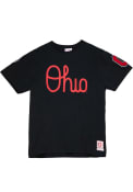 Ohio State Buckeyes Mitchell and Ness Champ City Fashion T Shirt - Black