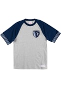 Sporting Kansas City Mitchell and Ness Team Captain Fashion T Shirt - Grey
