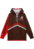 Cleveland Browns Mitchell and Ness Undeniable Light Weight Jacket - Brown