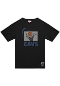 Cleveland Cavaliers Mitchell and Ness MVP Logo Fashion T Shirt - Black