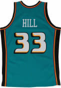 Grant Hill Detroit Pistons Mitchell and Ness 98-99 Swingman Swingman Jersey - Teal