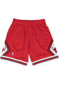 Chicago Bulls Mitchell and Ness SWINGMAN Shorts - Red