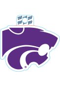 Purple K-State Wildcats Logo Stickers