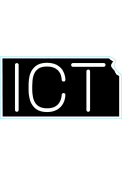 Wichita ICT State Shape Stickers