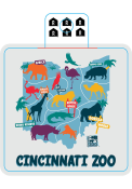 Cincinnati Zoo Map Stickers