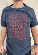 Detroit Motor City Fashion T Shirt - Charcoal