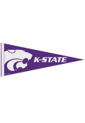 Purple K-State Wildcats 12x30 Logo Premium Pennant