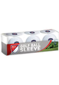 Chicago Fire 3 Pack Sleeve Golf Balls