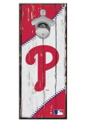 Philadelphia Phillies 5x11 inch Bottle Opener Sign