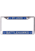 St Louis Battlehawks Laser Cut Acrylic License Frame