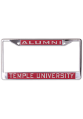 Temple Owls Team Color Alumni License Frame